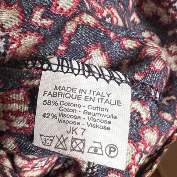 Brandy Melville Navy and Brown Tribal Printed Shorts. Size Small. - Picture 5 of 6